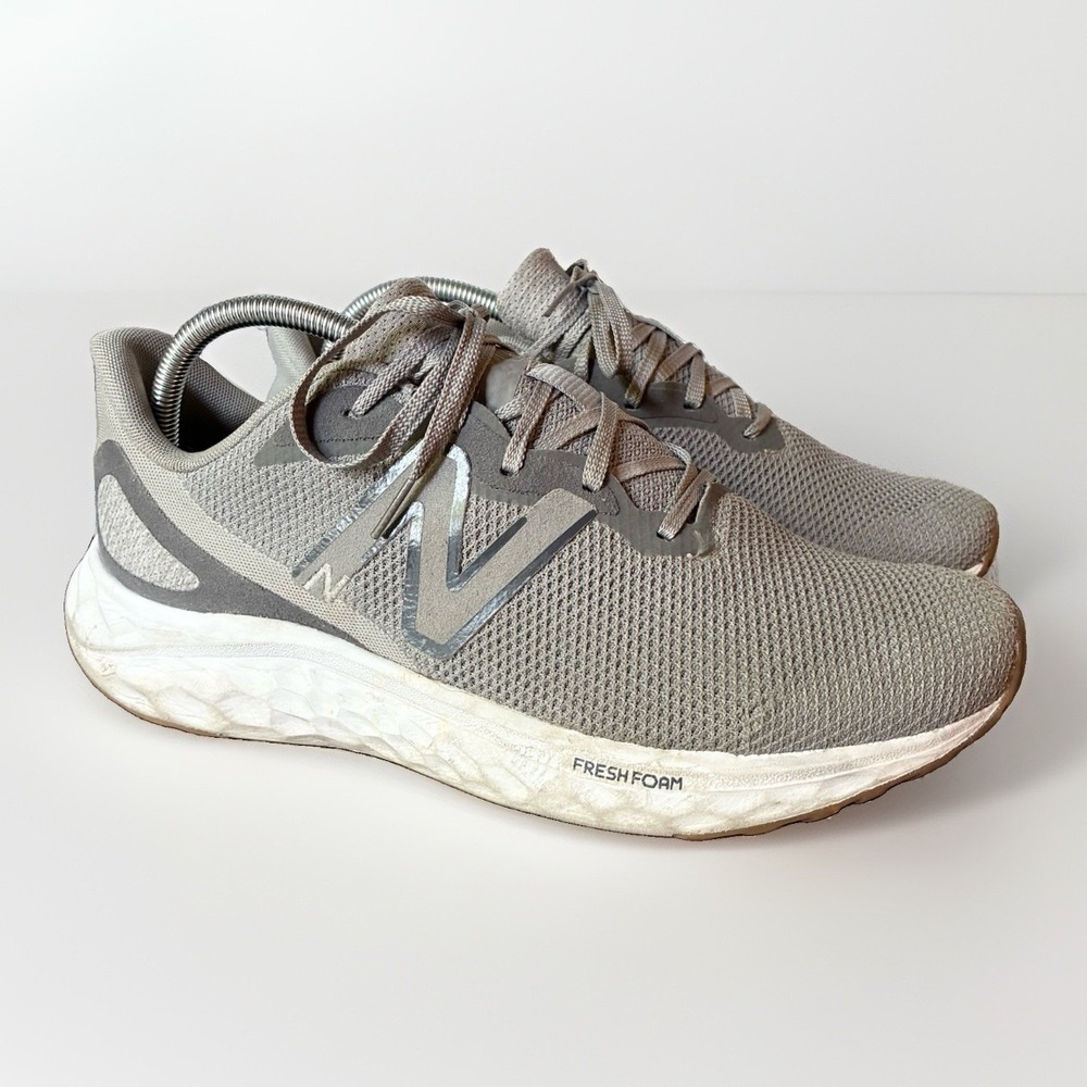 New Balance Fresh Foam Arishi v4 Walking Running Shoes Gray Mens 10 Womens 11.5